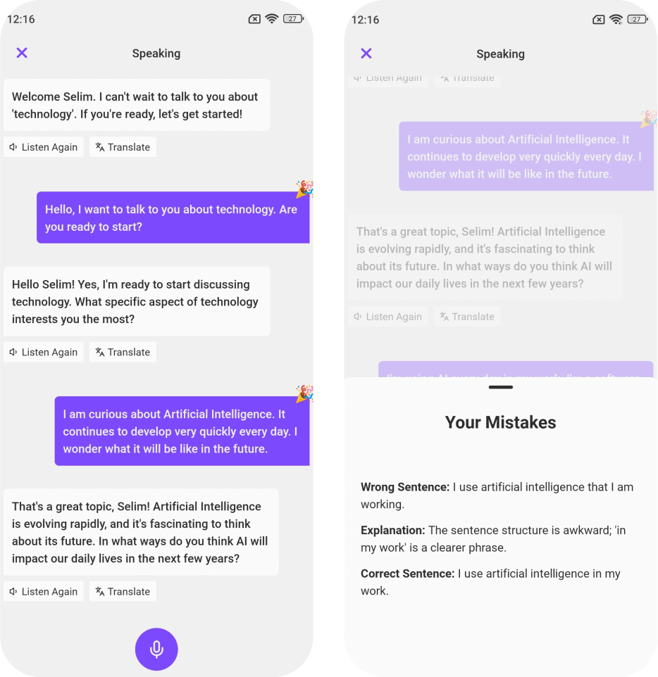 Speaking Practice