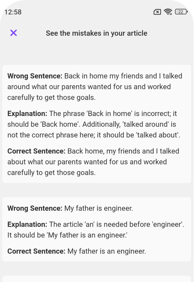 Writing Practice
