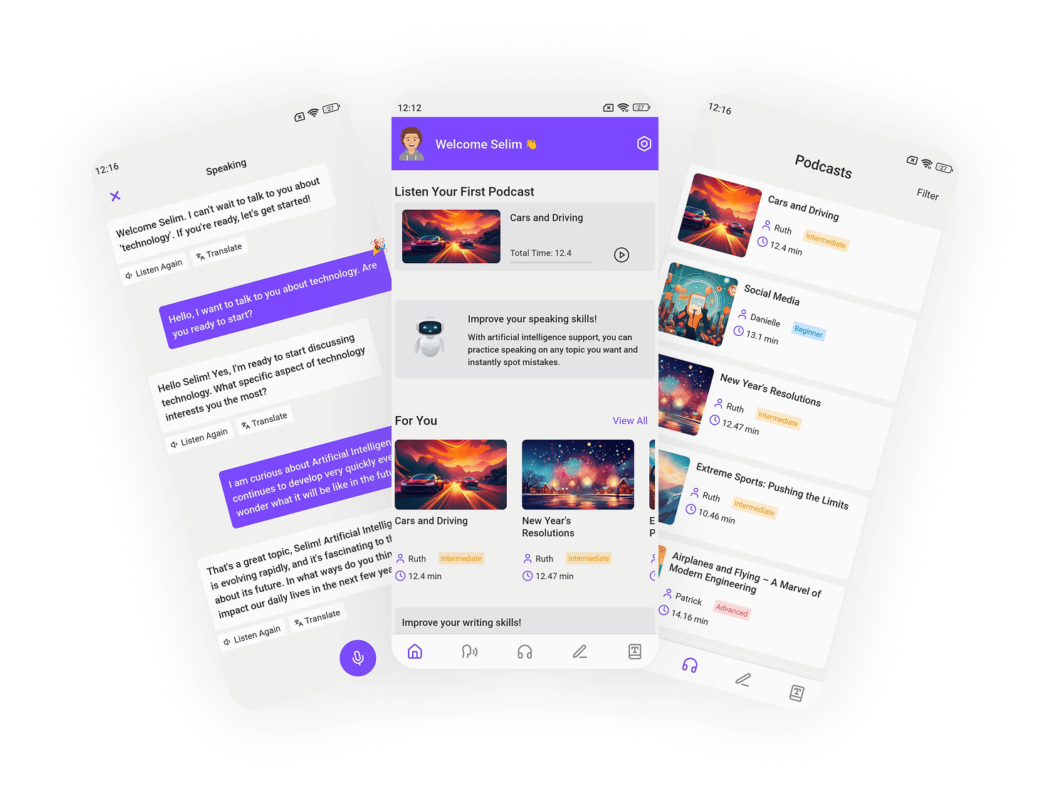 Lingoloop App Interface